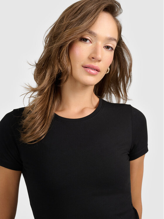 4F 4F T-Shirt NOS Czarny Slim Fit