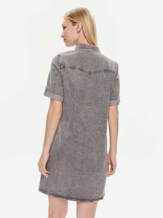 Vero Moda Vero Moda Джинсова сукня Jennie 10309665 Сірий Regular Fit