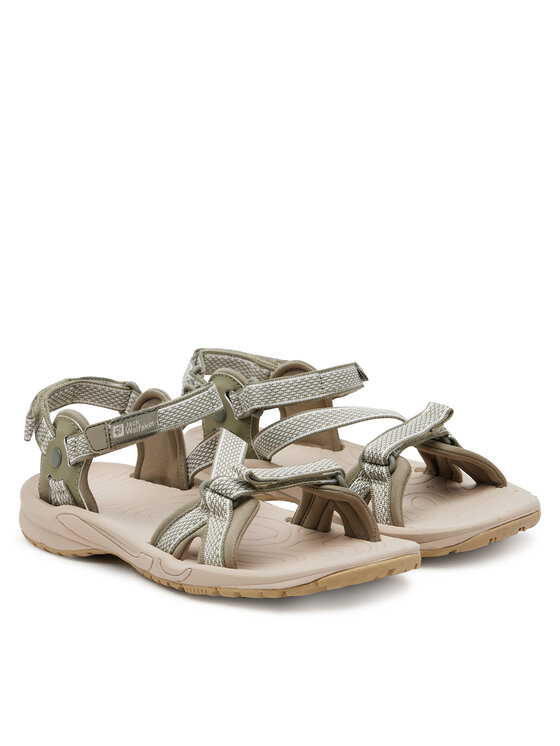 Jack Wolfskin Jack Wolfskin Sandały Lakewood Ride Sandal M 4019041 Beżowy