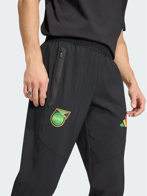 adidas adidas Spodnie materiałowe 165028 Czarny Regular Fit