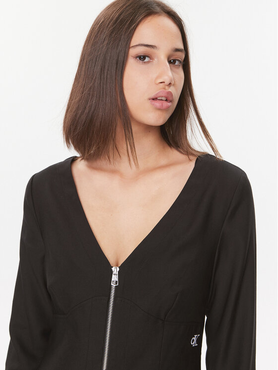 Calvin Klein Jeans Calvin Klein Jeans Vestito da giorno J20J221910 Nero Regular Fit