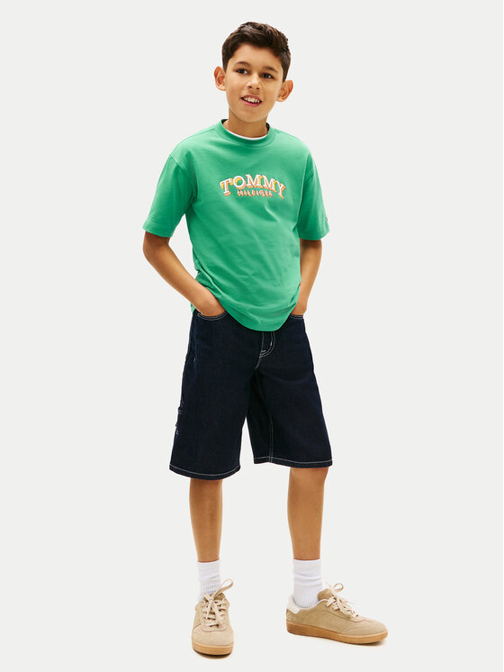 Tommy Hilfiger Tommy Hilfiger T-shirt KB0KB10267 Verde Regular Fit