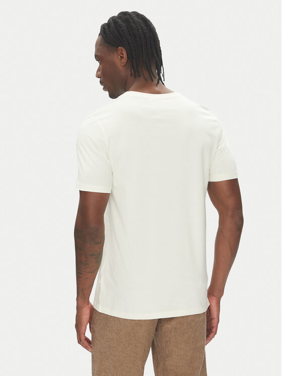Lindbergh Lindbergh Тишърт 30-400200 Екрю Relaxed Fit