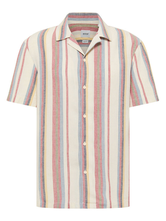 Mustang Mustang Camicia Collin Camp Stripe Multicolore Regular Fit