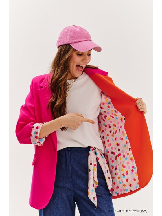 NAOKO NAOKO Sako Powerpuff Dots Růžová Regular Fit