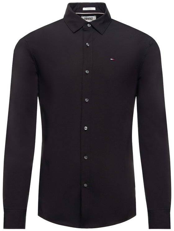 Tommy Jeans Tommy Jeans Krekls DM0DM04405 Melns Slim Fit