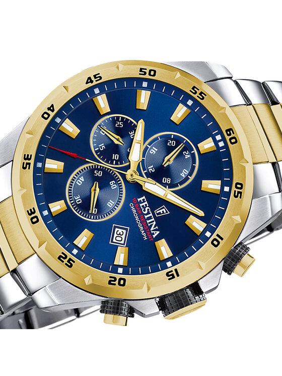 Festina Festina Zegarek F20562-2 Srebrny