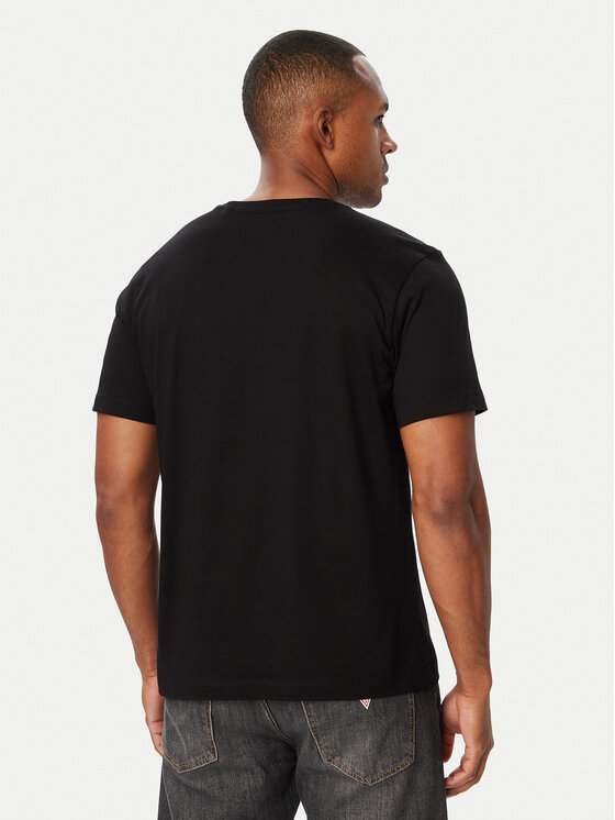 Guess Jeans Guess Jeans T-shirt M6BI09 K5324 Crna Regular Fit