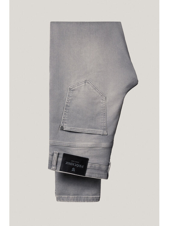 Próchnik Próchnik Jeansy PM9 SP113225000001 Szary Slim Fit