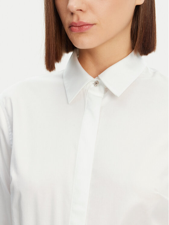 Guess Guess Camicia W5RH31 WAF10 Bianco Regular Fit