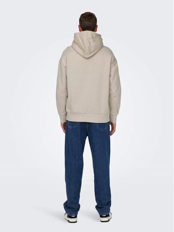 Only & Sons Only & Sons Bluza Dan 22026661 Beżowy Relaxed Fit