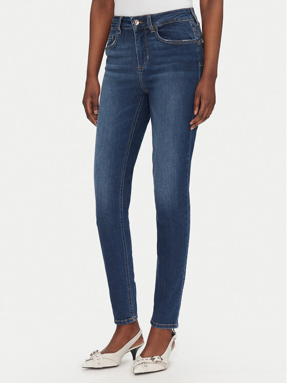 Liu Jo Liu Jo Jeans hlače UF3013 D4615 Mornarsko modra Perfect Fit