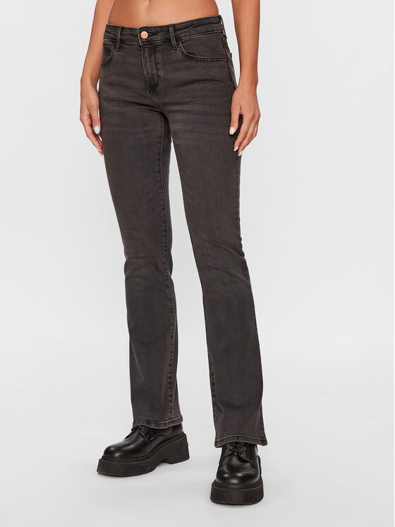 Wrangler Wrangler Jeansy 112342795 Šedá Bootcut Fit