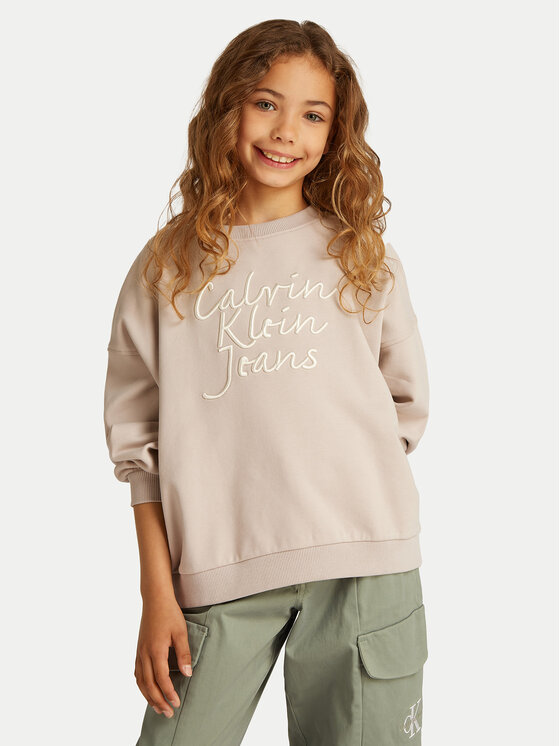 Calvin Klein Jeans Calvin Klein Jeans Світшот IG0IG02760 Бежевий Regular Fit