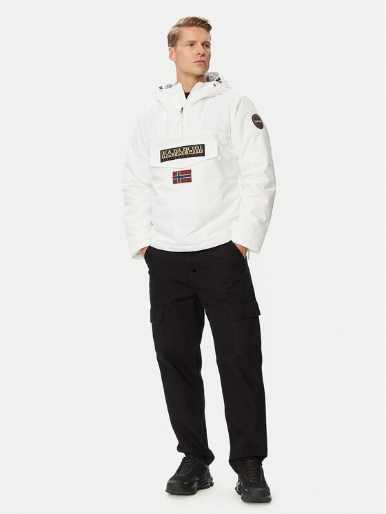 Napapijri Napapijri Kurtka anorak Rainforest Winter 3 NP0A4GMC Biały Regular Fit