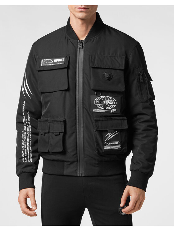 Kurtka bomber, rozmiar L, Czarny, 151