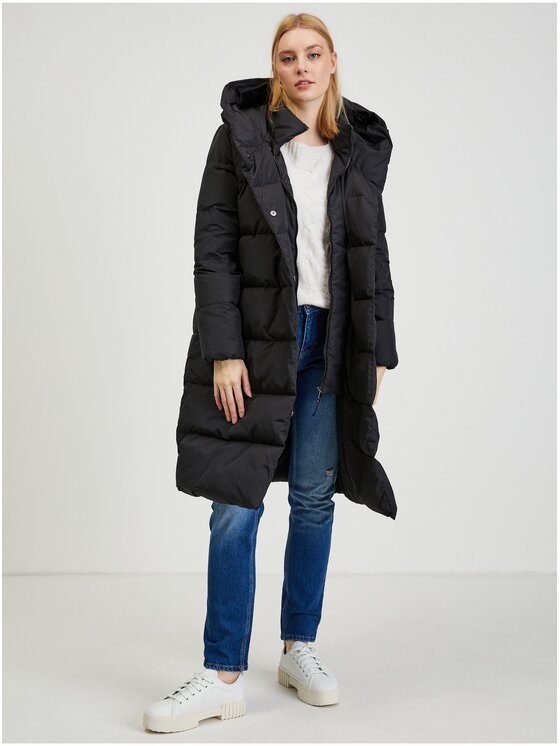 Orsay Orsay Kurtka zimowa 815030-660000__40 Czarny Regular Fit