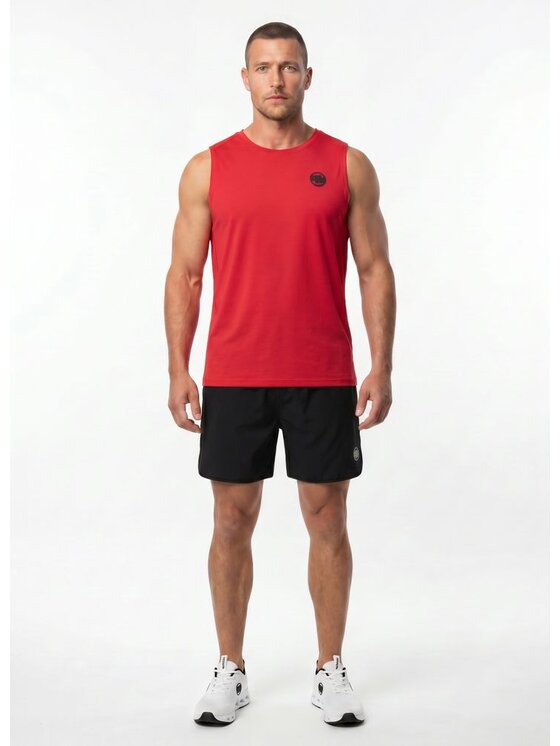 PITBULL PITBULL Tank top RUNWAY Czerwony Regular Fit