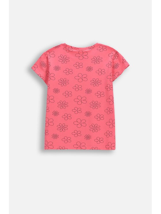 Coccodrillo Coccodrillo T-Shirt WC6143218VGA-007 Różowy Regular Fit