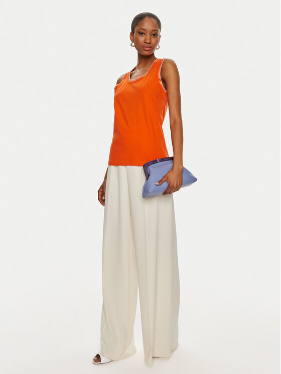 United Colors Of Benetton United Colors Of Benetton Μπλουζάκι 34G7DH00W Πορτοκαλί Regular Fit