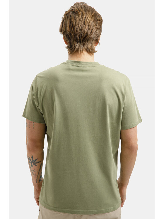 Cross Jeans Cross Jeans T-Shirt 16154-003 Khaki Regular Fit