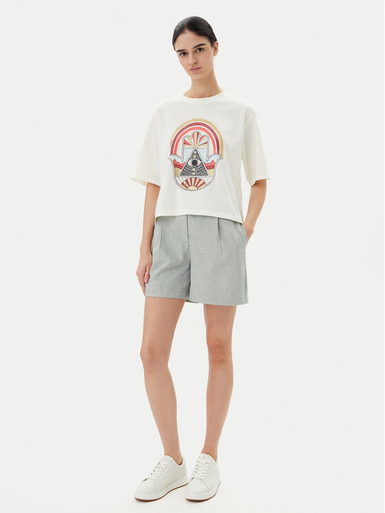 JDY JDY T-Shirt Carla 15341561 Bílá Regular Fit