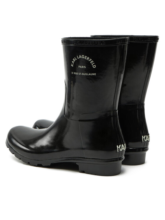 KARL LAGERFELD KARL LAGERFELD Holínky KL47075S Černá