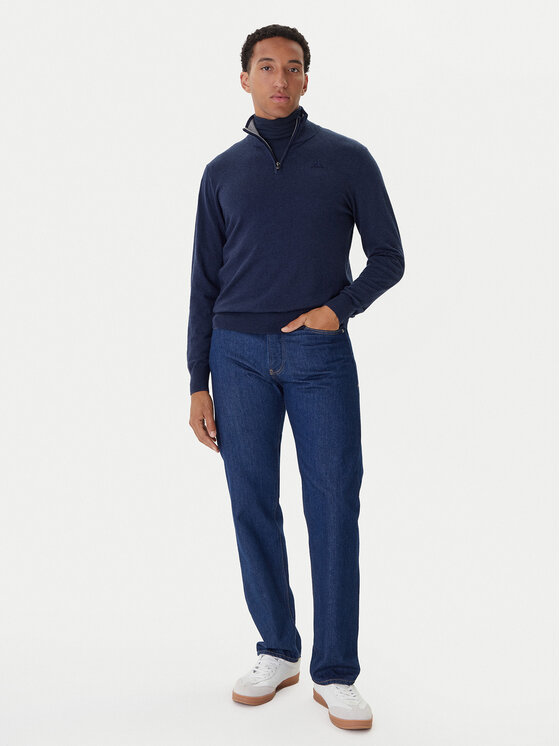 Robe di Kappa Robe di Kappa Rollkragenpullover 68118HW 194 Dunkelblau Regular Fit