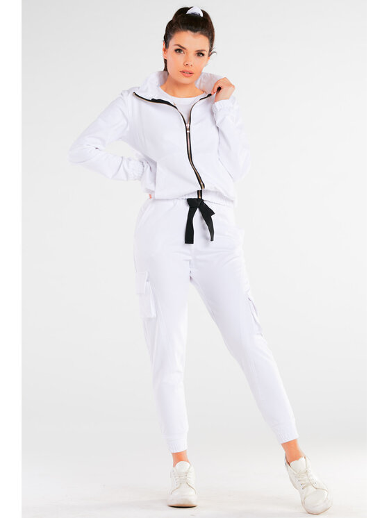 Infinite You Infinite You Bluza M246 Biały Basic Fit
