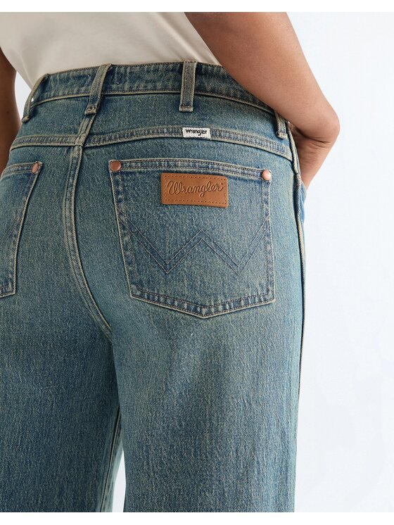 Wrangler Wrangler Jeansy Loose Straight Niebieski Loose Fit