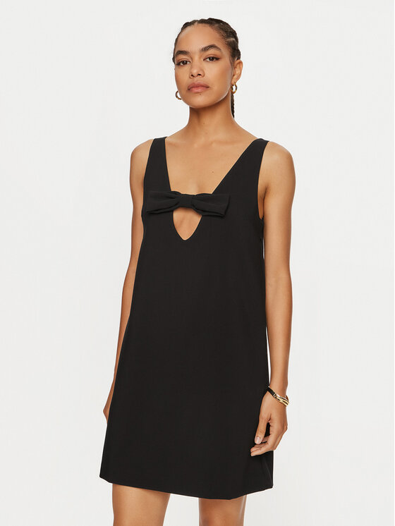 ViCOLO ViCOLO Koktélruha TS0075 Fekete Regular Fit