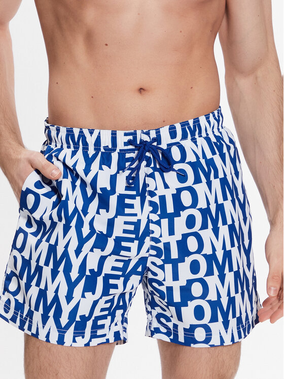 Tommy Jeans Kopalne hlače UM0UM02759 Modra Slim Fit