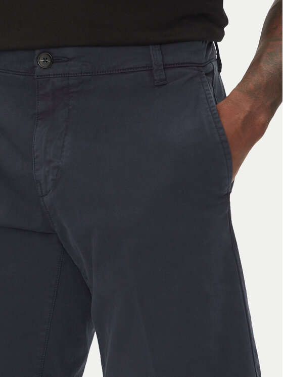 Mustang Mustang Stoffshorts Amsterdam 1016450 Dunkelblau Slim Fit