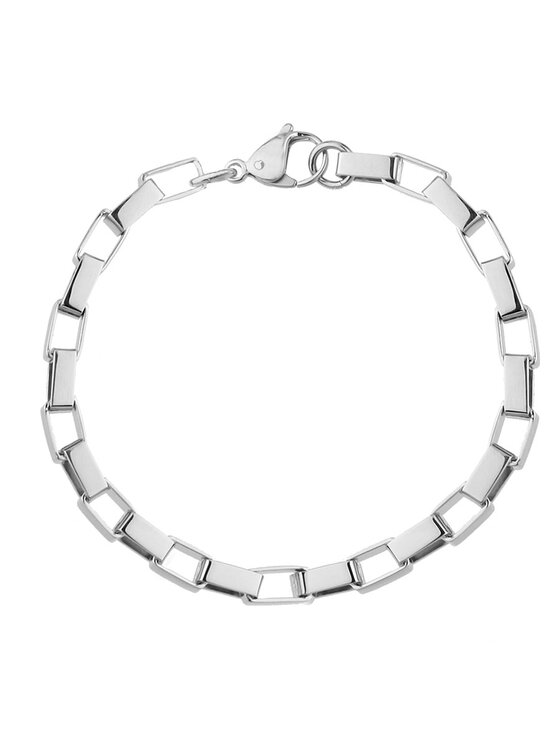 Manoki manoki Bransoletka BA1089 Srebrny
