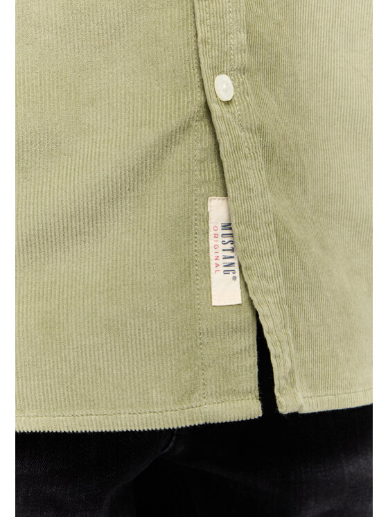Mustang Mustang Camicia IOWA Verde Regular Fit