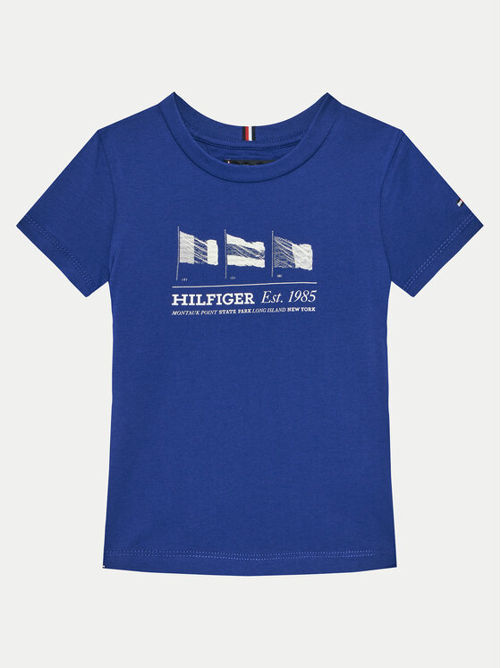 Tommy Hilfiger Tommy Hilfiger Marškinėliai KB0KB09350 M Mėlyna Regular Fit