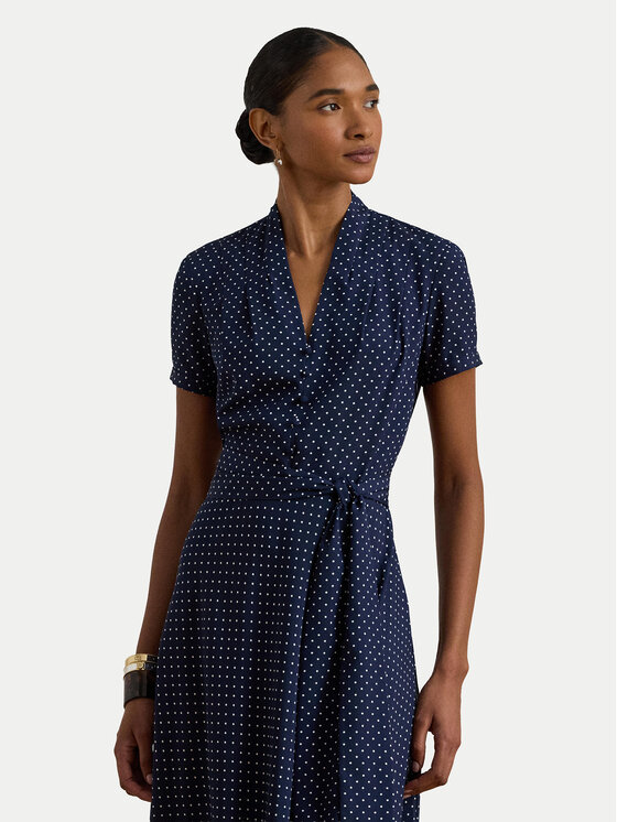 LAUREN RALPH LAUREN LAUREN RALPH LAUREN Krekla kleita 200P11525001 Tumši zils Regular Fit