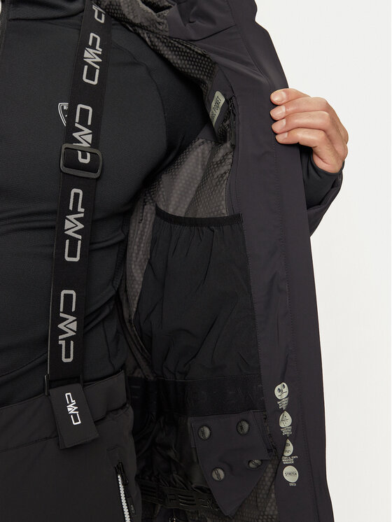 CMP CMP Μπουφάν για σκι 34W4727 Μαύρο Regular Fit