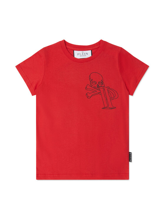 PHILIPP PLEIN PHILIPP PLEIN T-shirt 27609 Rosso Regular Fit