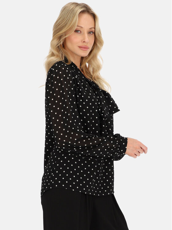 L’AF L’AF Bluzka Silva Czarny Regular Fit