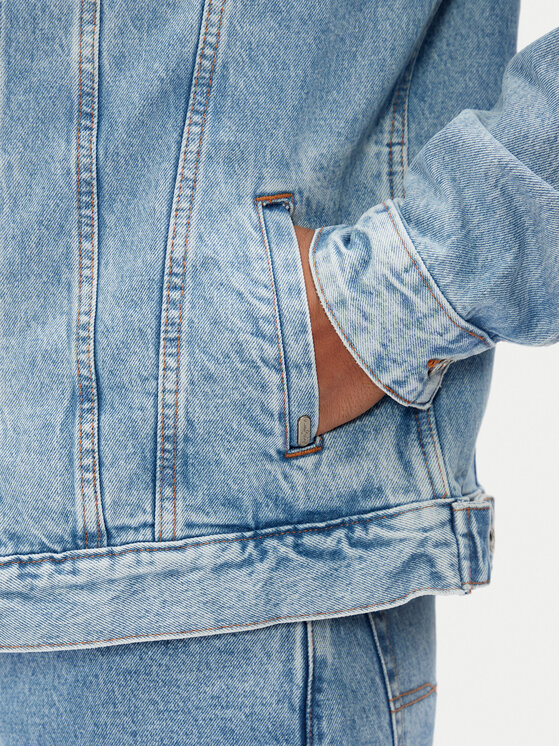 Pepe Jeans Pepe Jeans Τζιν μπουφάν Pinners PM402715 Μπλε Regular Fit