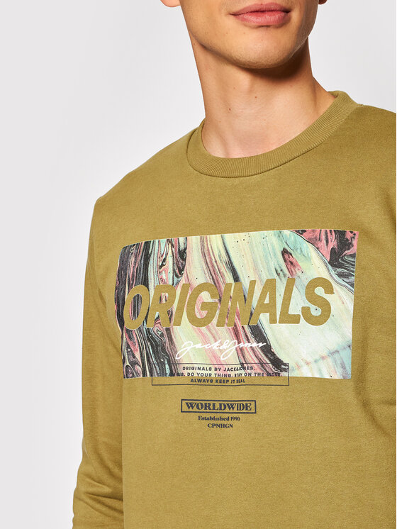 Felpa Swirl 12194071 Verde Standard Fit