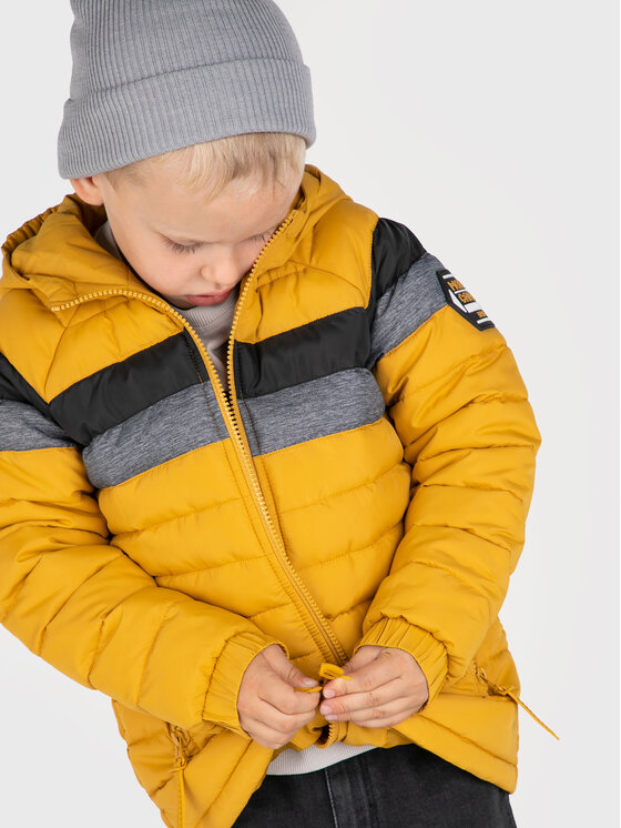 Giubbotto piumino ZC2152702OBJ Giallo Regular Fit