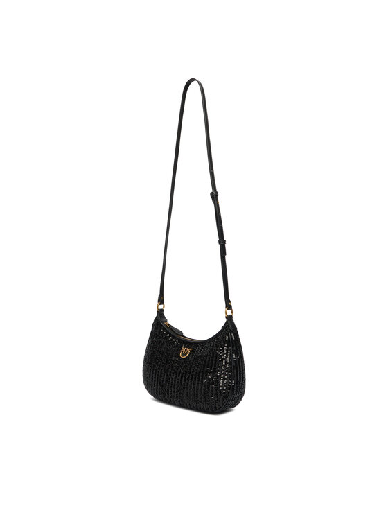 PINKO PINKO Kabelka Half Moon Mini AI 25-26 PLTT 105916 A2WC Černá
