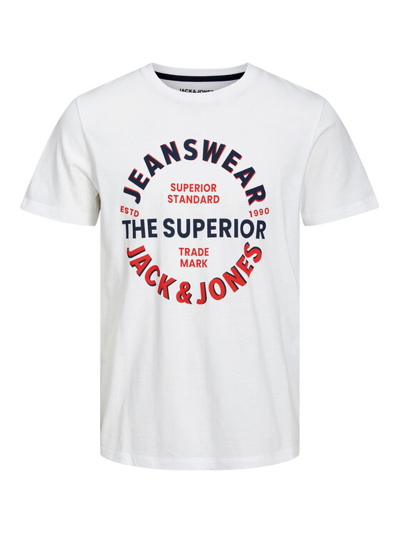 T-shirt 12222339 Bianco Regular Fit