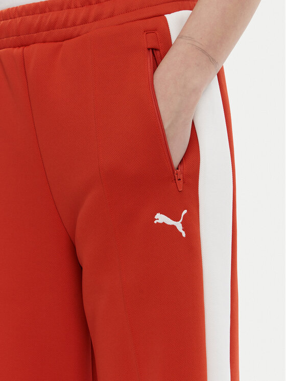 Puma Puma Donji dio trenerke T7 Always On 629797 Crvena Straight Fit
