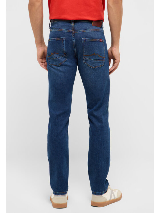 Mustang Mustang Jeansy Style Vegas Slim Niebieski Slim Fit