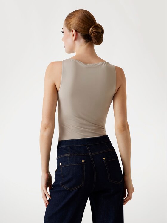 Guess Guess Top 173771 Beżowy Classic Fit