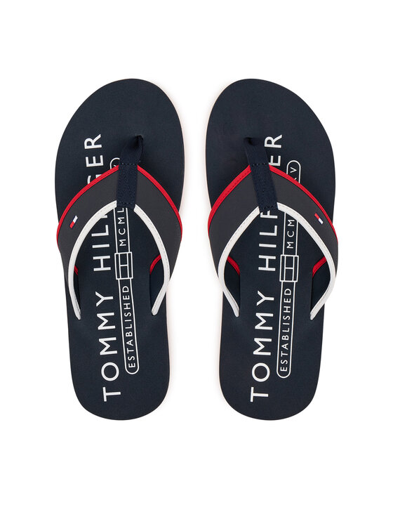 Tommy Hilfiger Tommy Hilfiger Flip-flops Tumble Beach Sandal FM0FM05710 Sötétkék