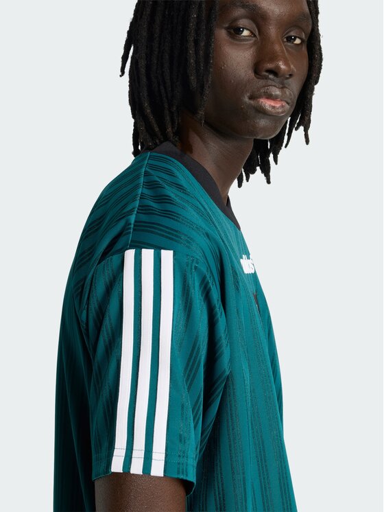 adidas adidas Koszulka techniczna 162208 Zielony Loose Fit